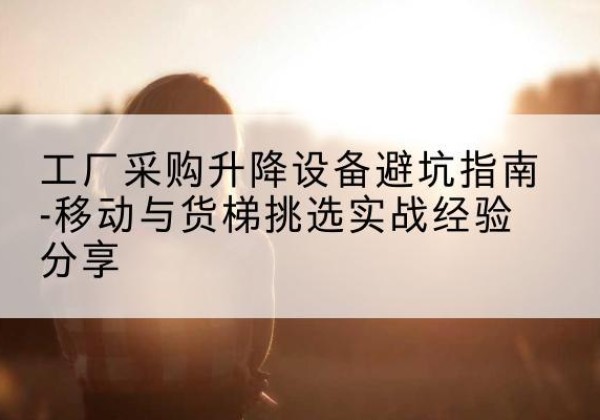 龙安移动式升降机怎么选-工厂采购升降设备避坑指南-移动与货梯挑选实战经验分享